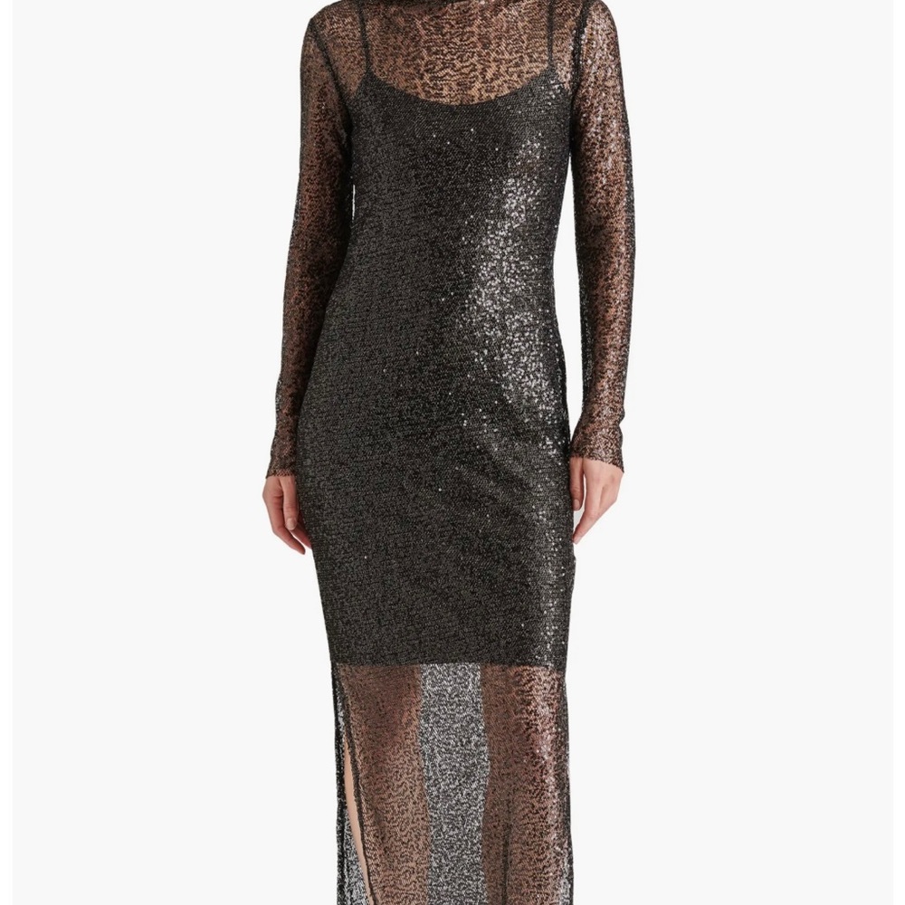 Steve Madden Sequin Long Sleeve dress